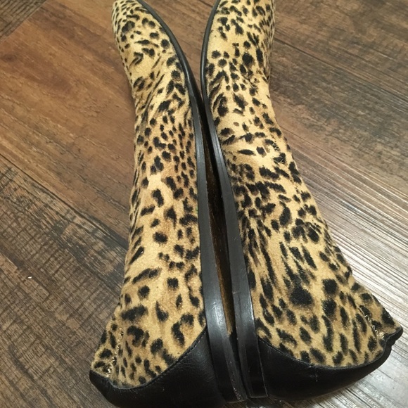 Donald J Pliner Leopard Square Toe Ballet Flats! - Picture 7 of 10